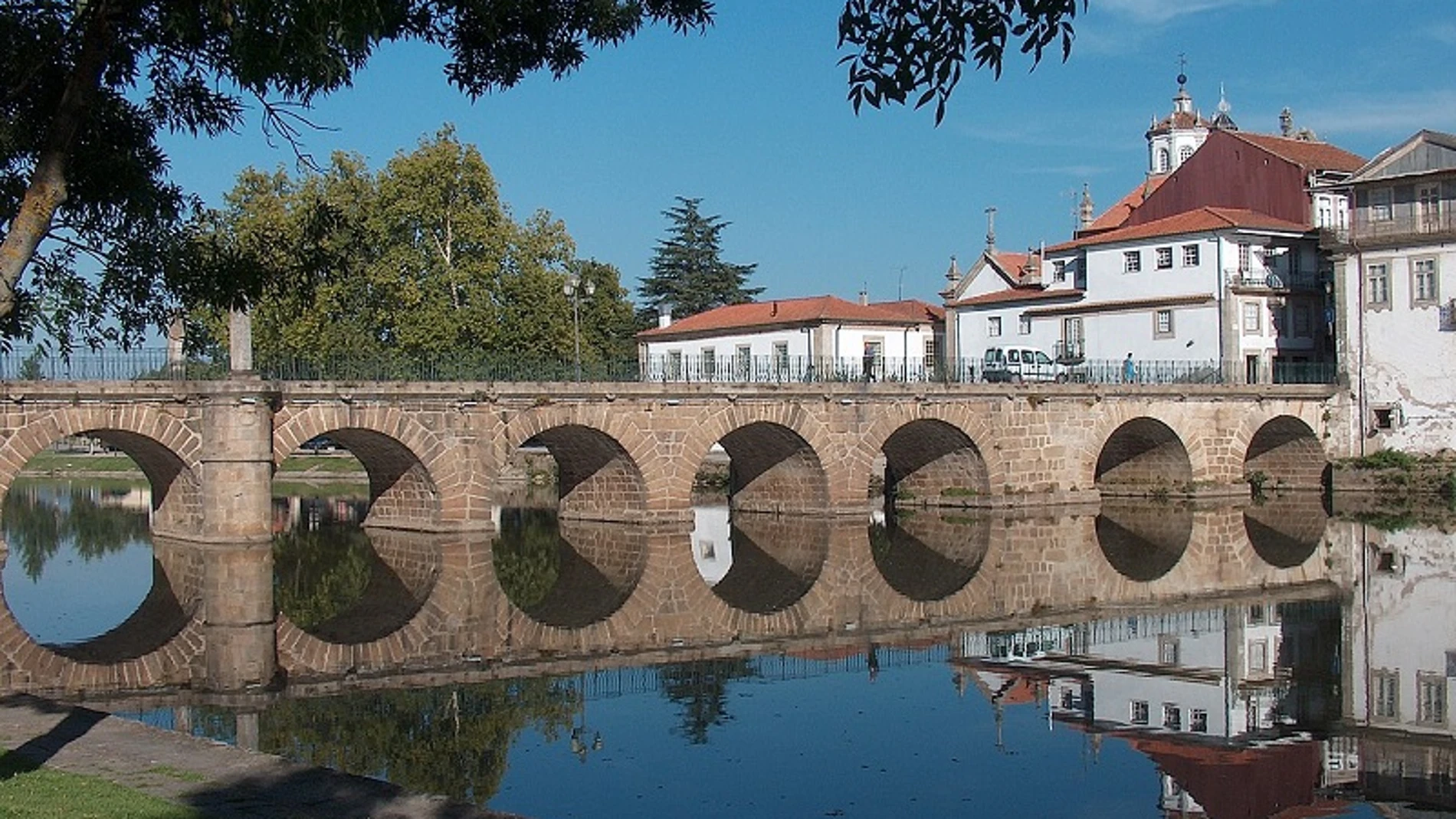 Puente romano de Chaves, Portugal.