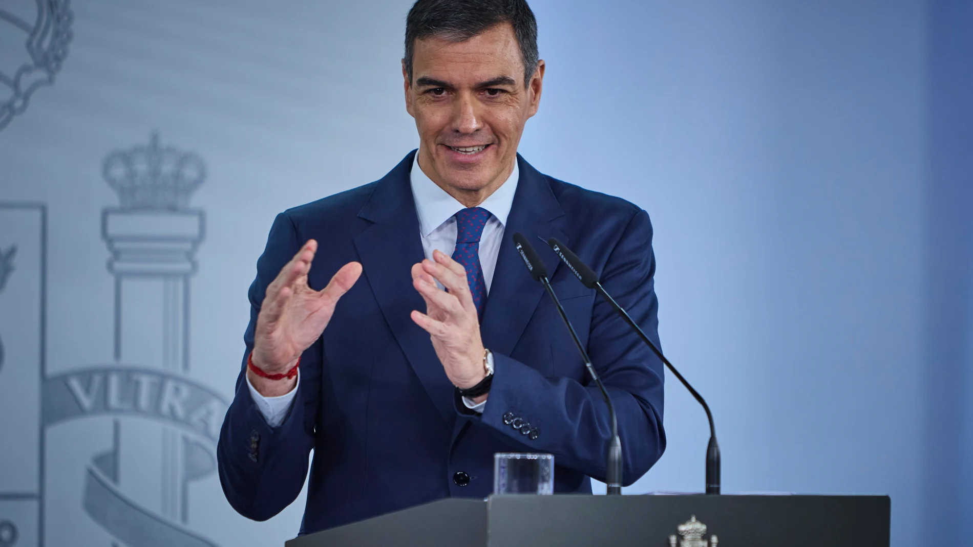 El presidente del Gobierno, Pedro Sánchez comparece en Moncloa después de la reunión del Consejo de Ministros para anunciar un nuevo paquete de ayudas para los afectados por la DANA de Valencia © Alberto R. Roldán / Diario La Razón. 11 11 2024