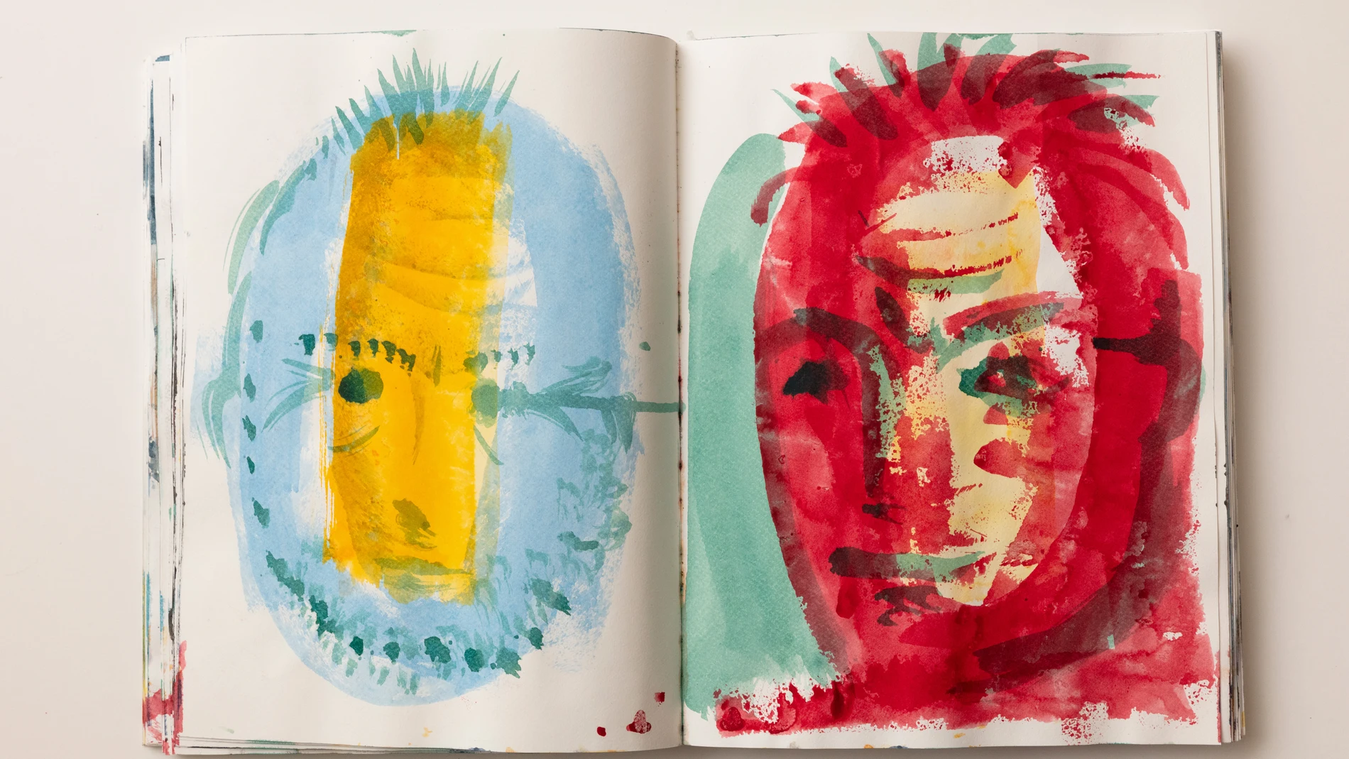 Páginas de los cuadernos de Miquel Barceló