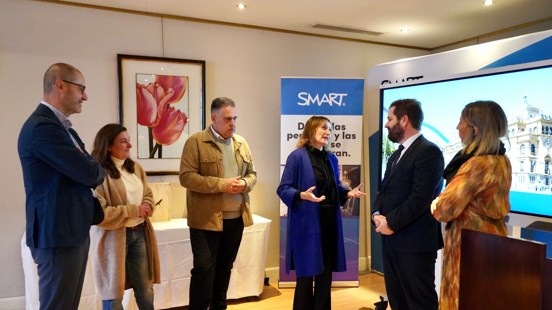 La consejera de Educación, Rocío Lucas, inaugura el Fórum Iberoamericano de Tecnología Educativa, organizado por SMART Technologies.