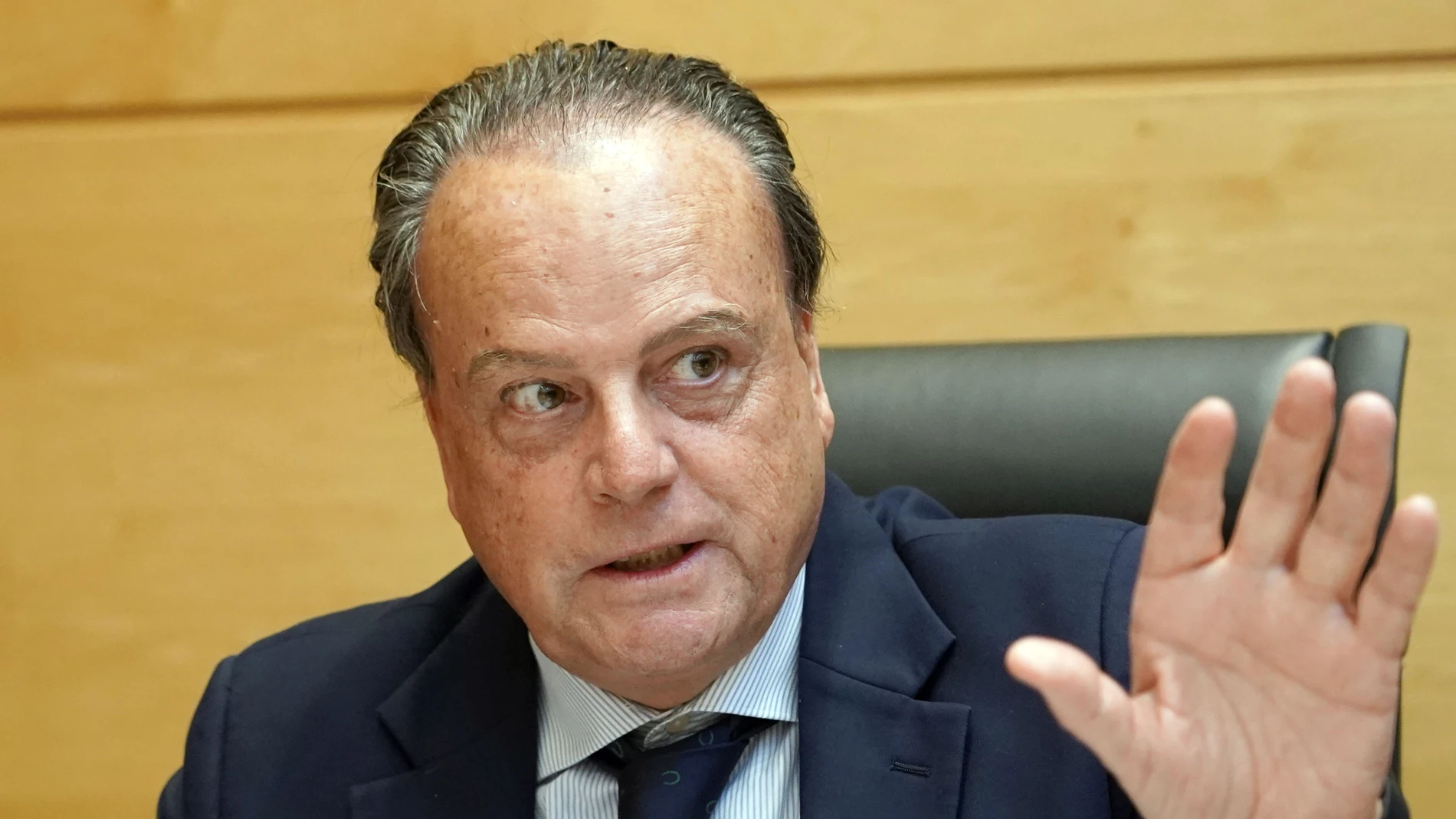 Mario Amilivia, presidente del Consejo de Cuentas de Castilla y León, presenta el informe en las Cortes