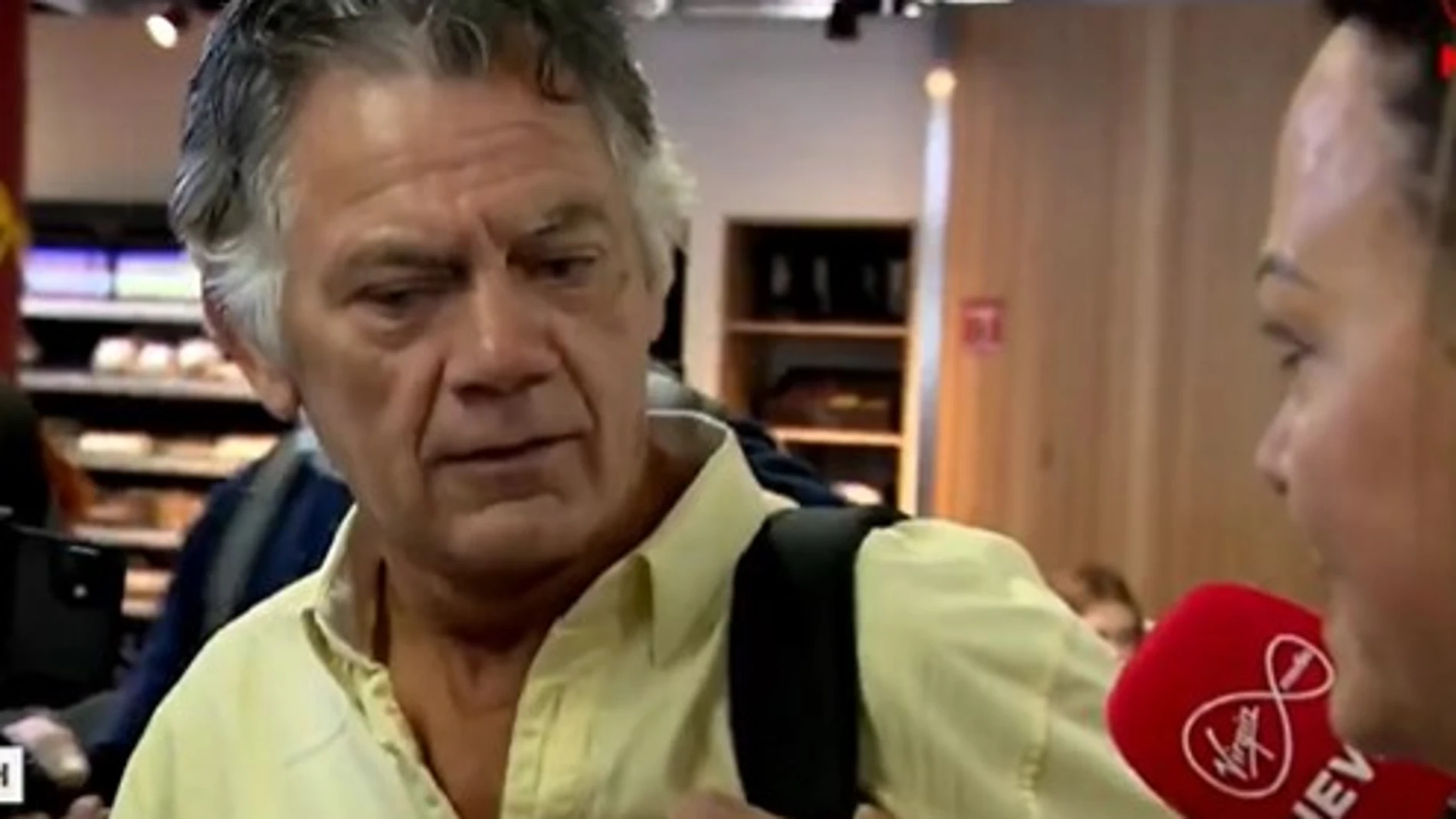 Gerard Hutch atiende a los medios