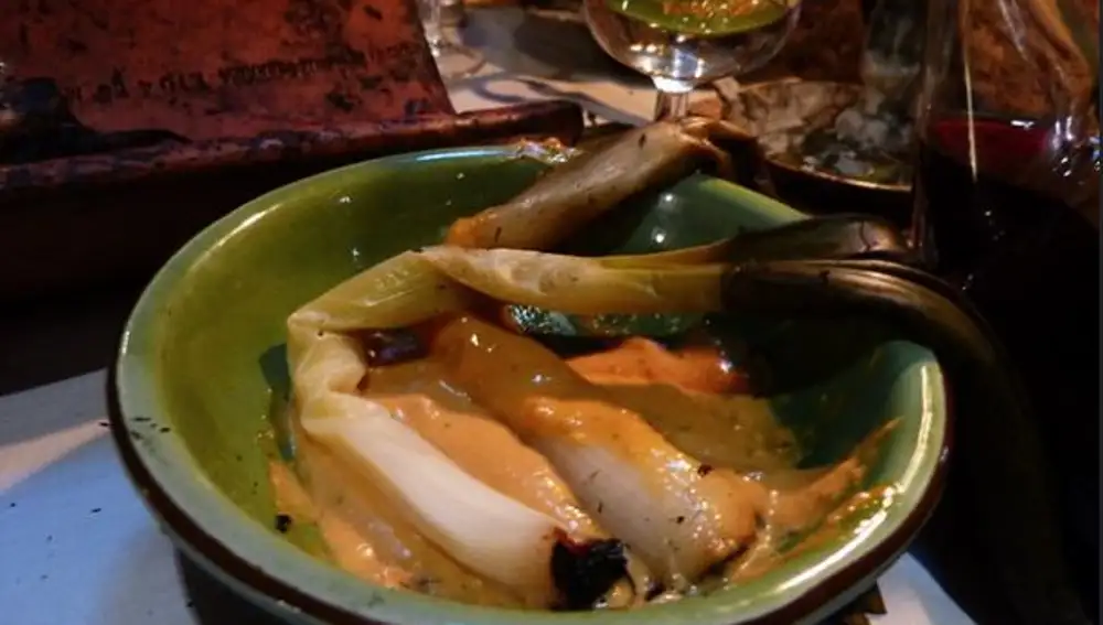 Plato de calçots