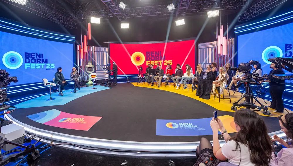 Imagen del acto de presentación del Benidorm Fest 2025