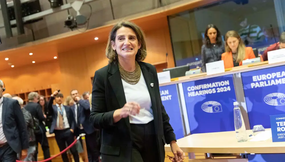 Teresa Ribera interviene en Bruselas para la confirmación de su candidatura a la Comisión Europea