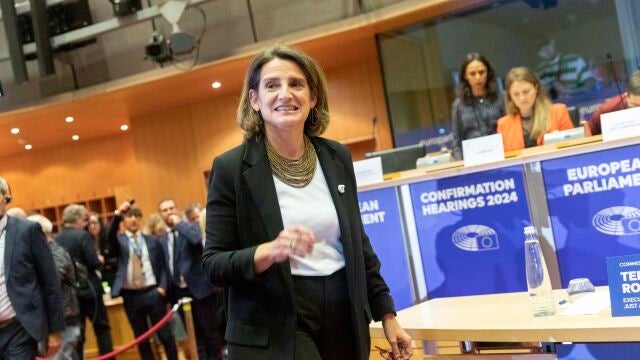 Teresa Ribera interviene en Bruselas para la confirmación de su candidatura a la Comisión Europea 
