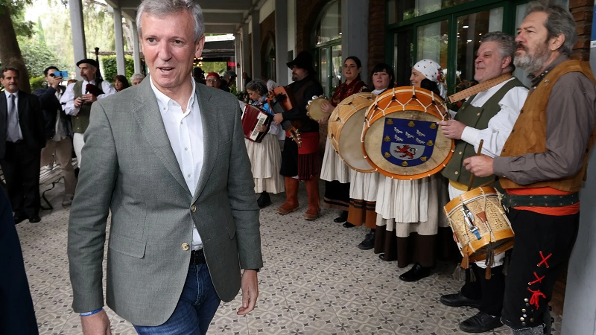 El presidente gallego, en un viaje institucional.