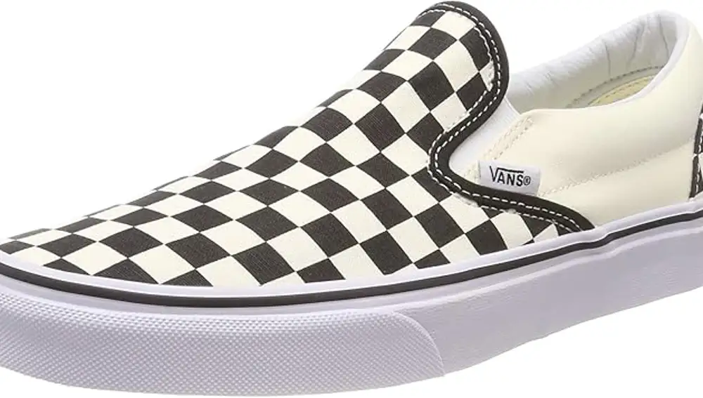 Vans clásicas Slip-on con estampado damero (Amazon, 54 euros)