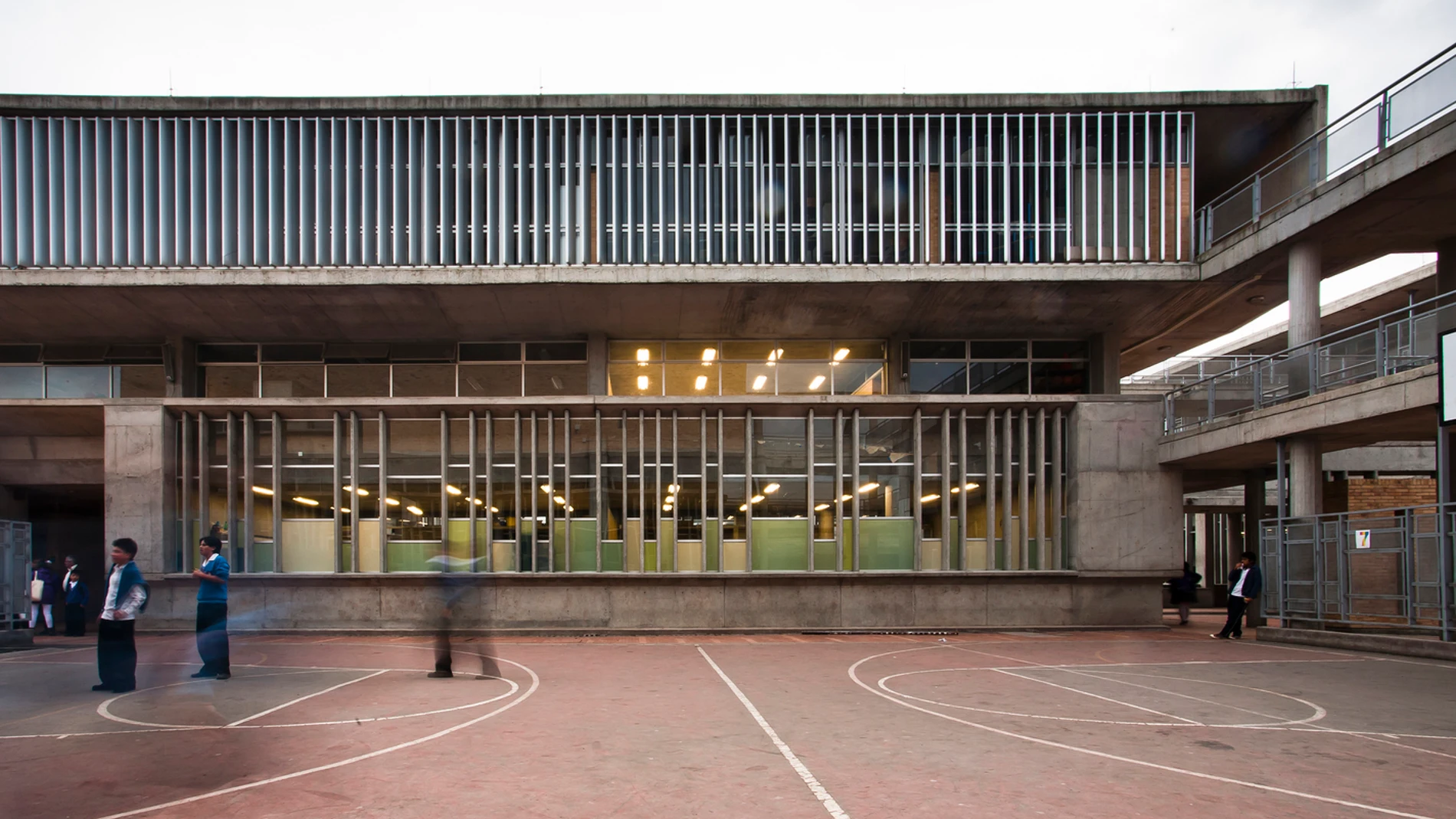 Patio de un colegio