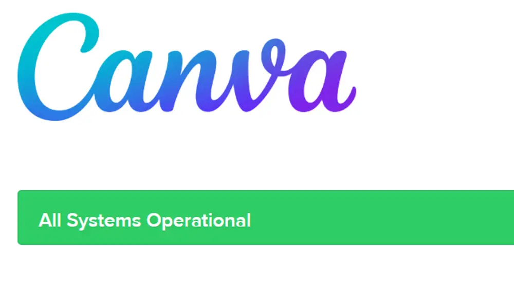 Canva vuelve a funcionar