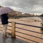 Las trombas de agua y granizo inundan algunas de las principales avenidas de Málaga