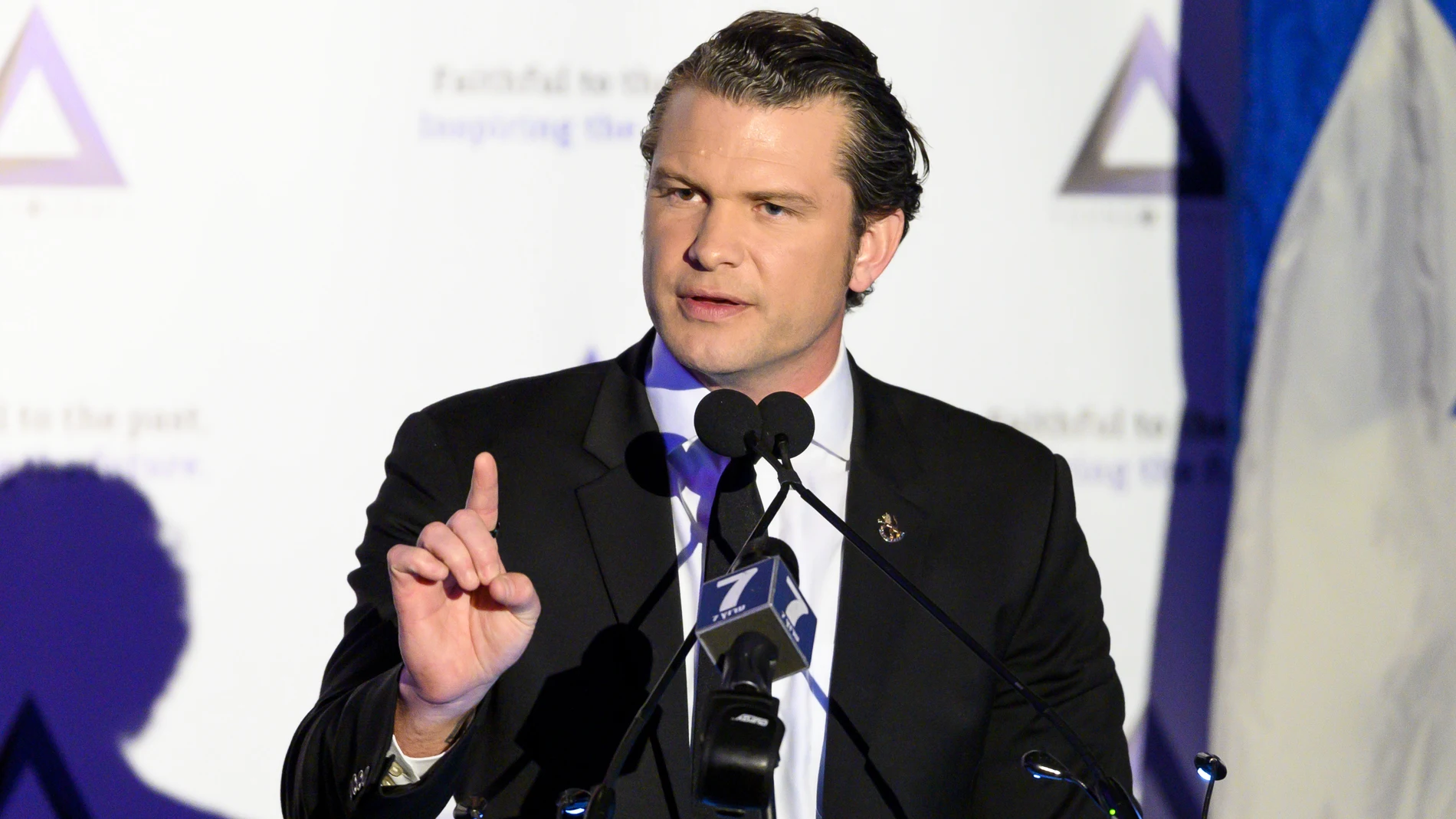 (Foto de ARCHIVO) March 31, 2019 - New York, NY, U.S - PETE HEGSETH, host of Fox & Friends, at the National Council of Young Israel Gala in New York City, NY on March 31, 2019 Europa Press/Contacto/Michael Brochstein 31/03/2019 ONLY FOR USE IN SPAIN