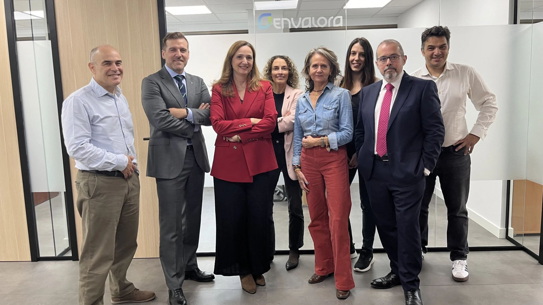 Parte del equipo de ENVALORA