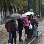 Lluvia en Málaga