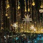 Luces de navidad en el Passeig de Gràcia