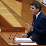 El president de la Generalitat, Carlos Mazón comparece ante Les Corts para rendir cuentas de lo que hizo el 29 de octubre