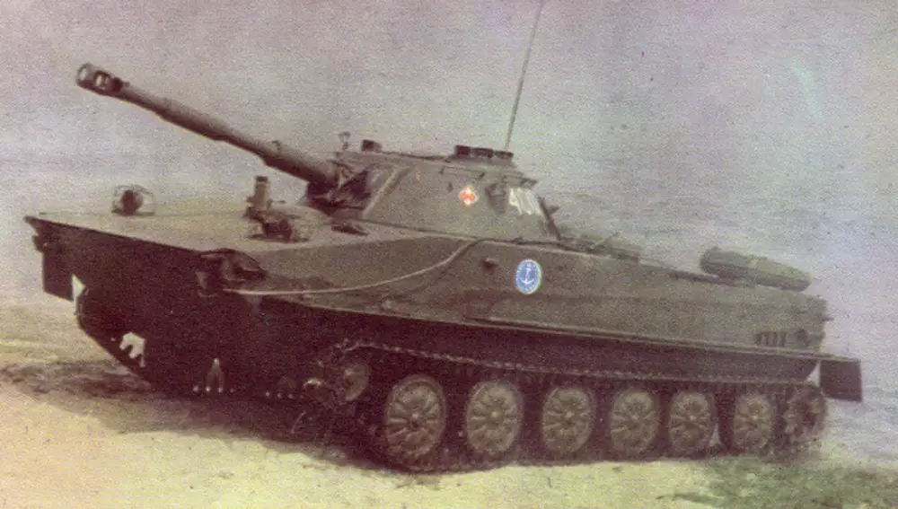 PT-76 del Ejército polaco.