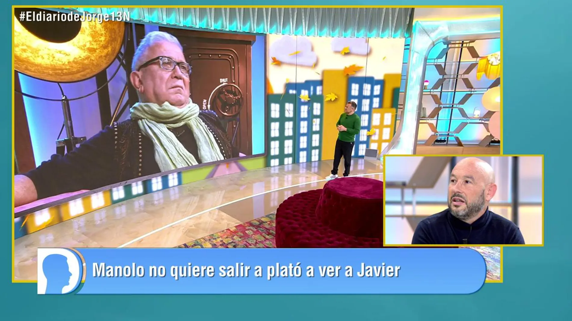 Explota en “El diario de Jorge” y abandona el programa en directo
