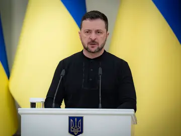 El presidente de Ucrania, Volodimir Zelenski El presidente de Ucrania, Volodimir Zelenski, durante un acto oficial en Kiev (archivo)Europa Press/Contacto/Ukraine Presidency/Ukrainian08/11/2024 ONLY FOR USE IN SPAIN