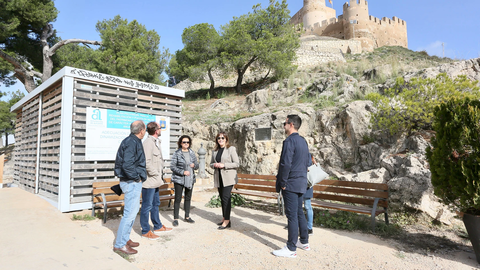 El Castillo de Biar, en Alicante, se ha rehabilitado; fue declarado Monumento Nacional en 1931