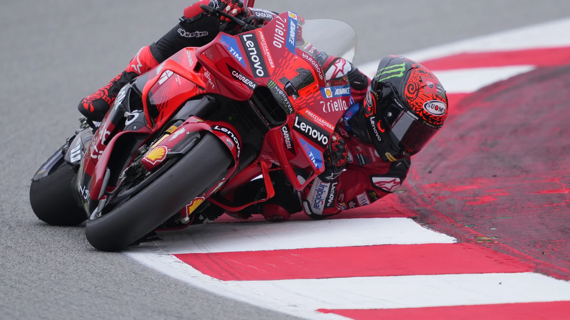 Pecco Bagnaia, este viernes en el circuito de Barcelona
