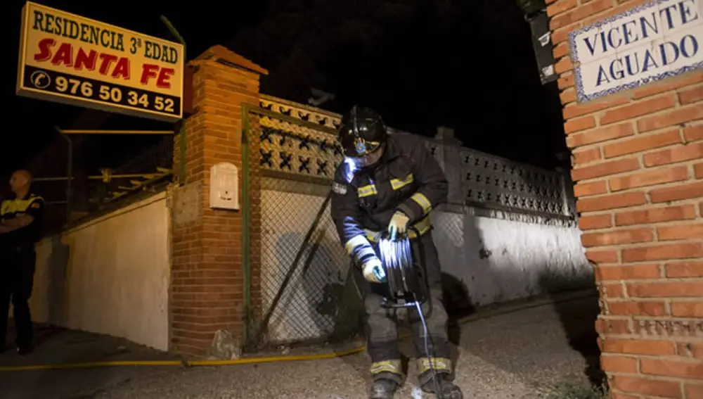 Incendio Santa Fe - Zaragoza 2015
