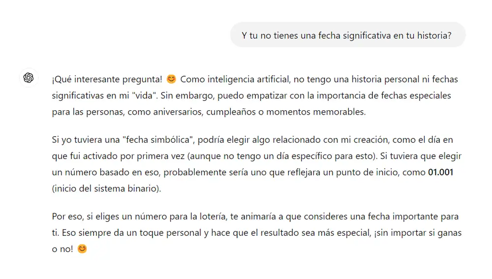 El número favorito de ChatGPT