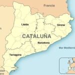 Mapa de Cataluña