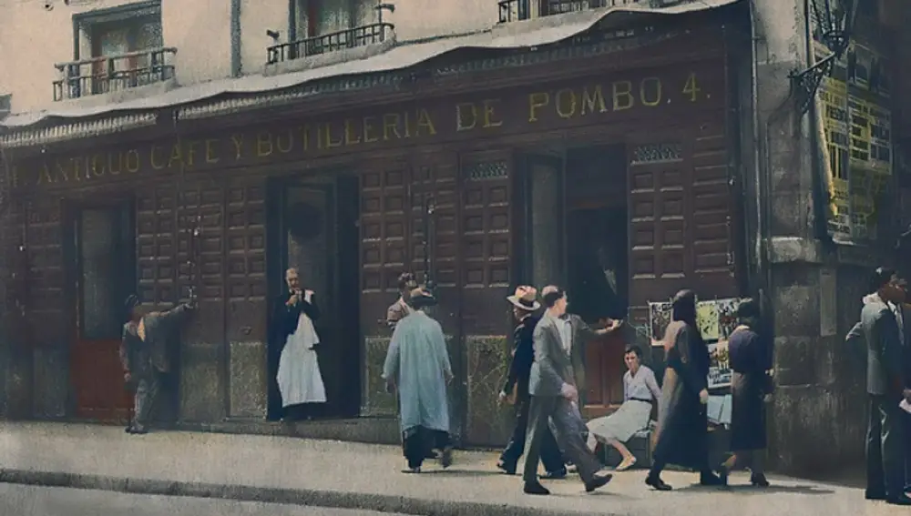 El Café Pombo debió su fama a las tertulias que tenían allí intelectuales y artistas de la época