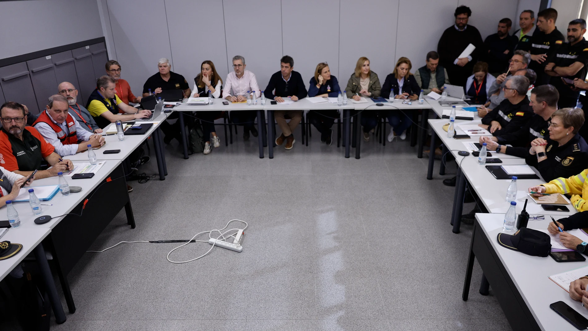 Reunión del Cecopi en días posteriores a la DANA