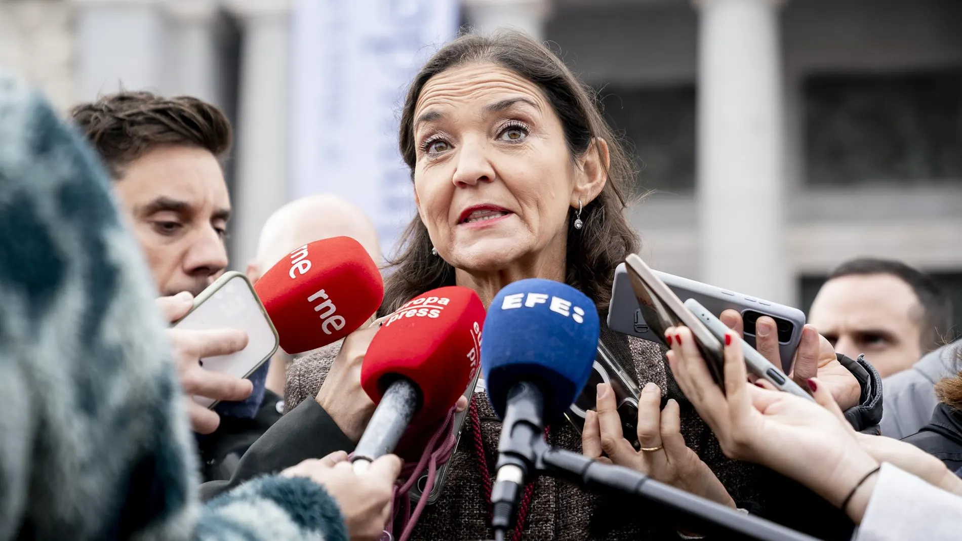 La portavoz del PSOE en el Ayuntamiento de Madrid, Reyes Maroto