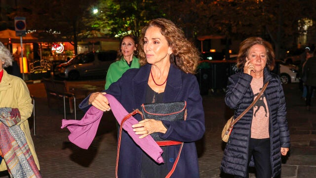 Ana Belén en el concierto de Victor Manuel en el Teatro Real de Madrid.