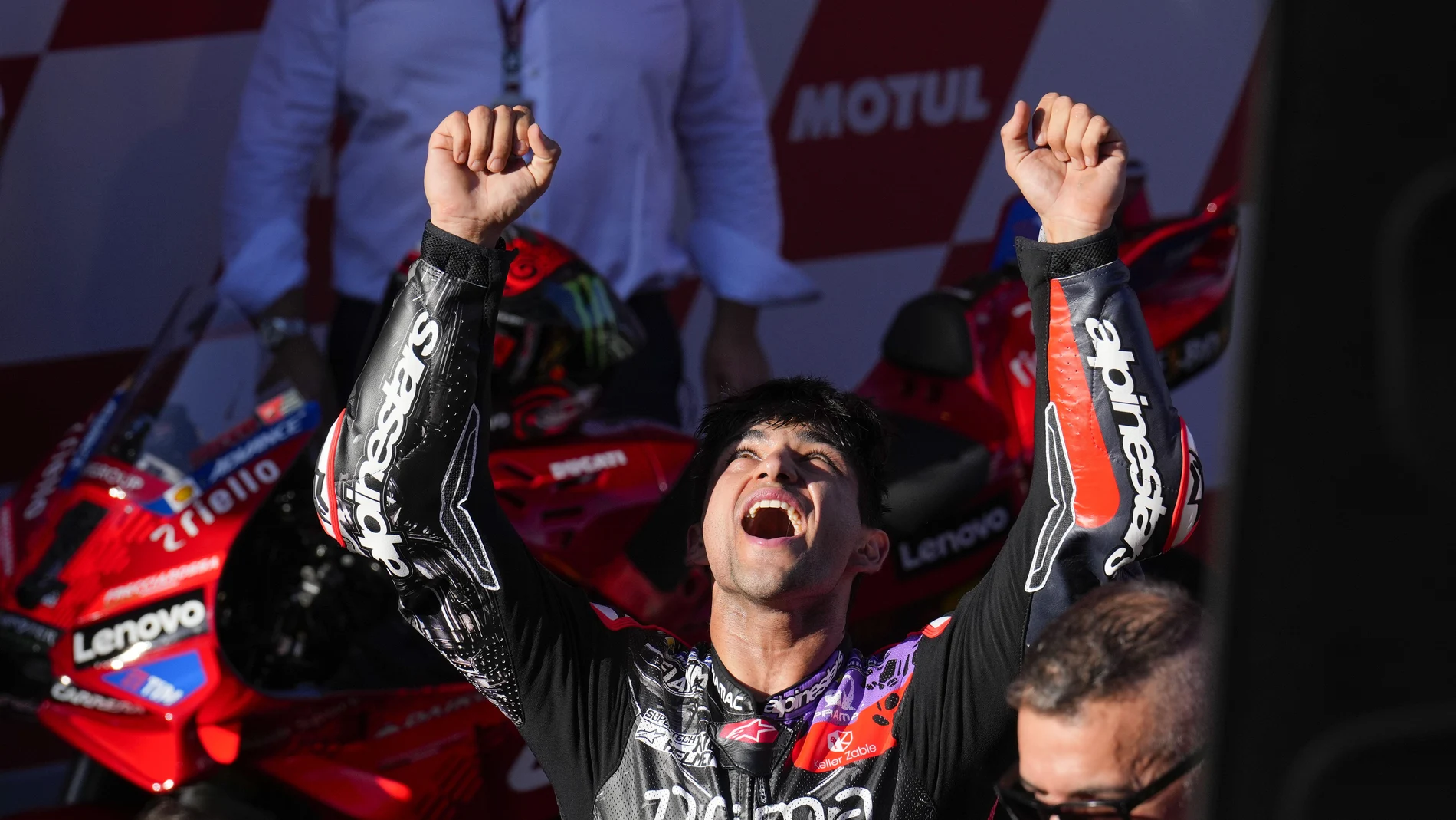 Jorge Martín celebra a lo grande su título de MotoGP