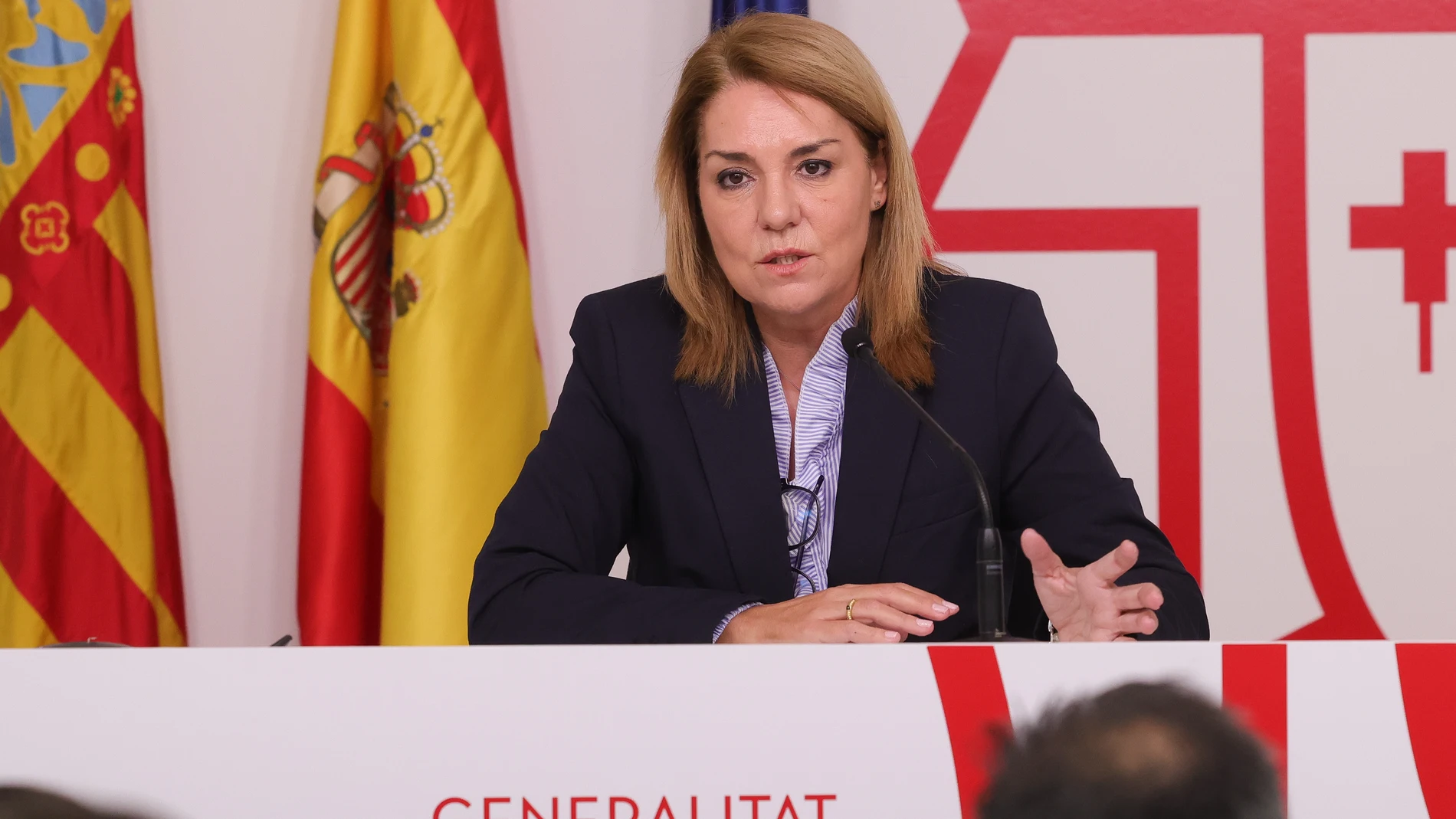 La vicepresidenta del Consell y portavoz, Susana Camarero