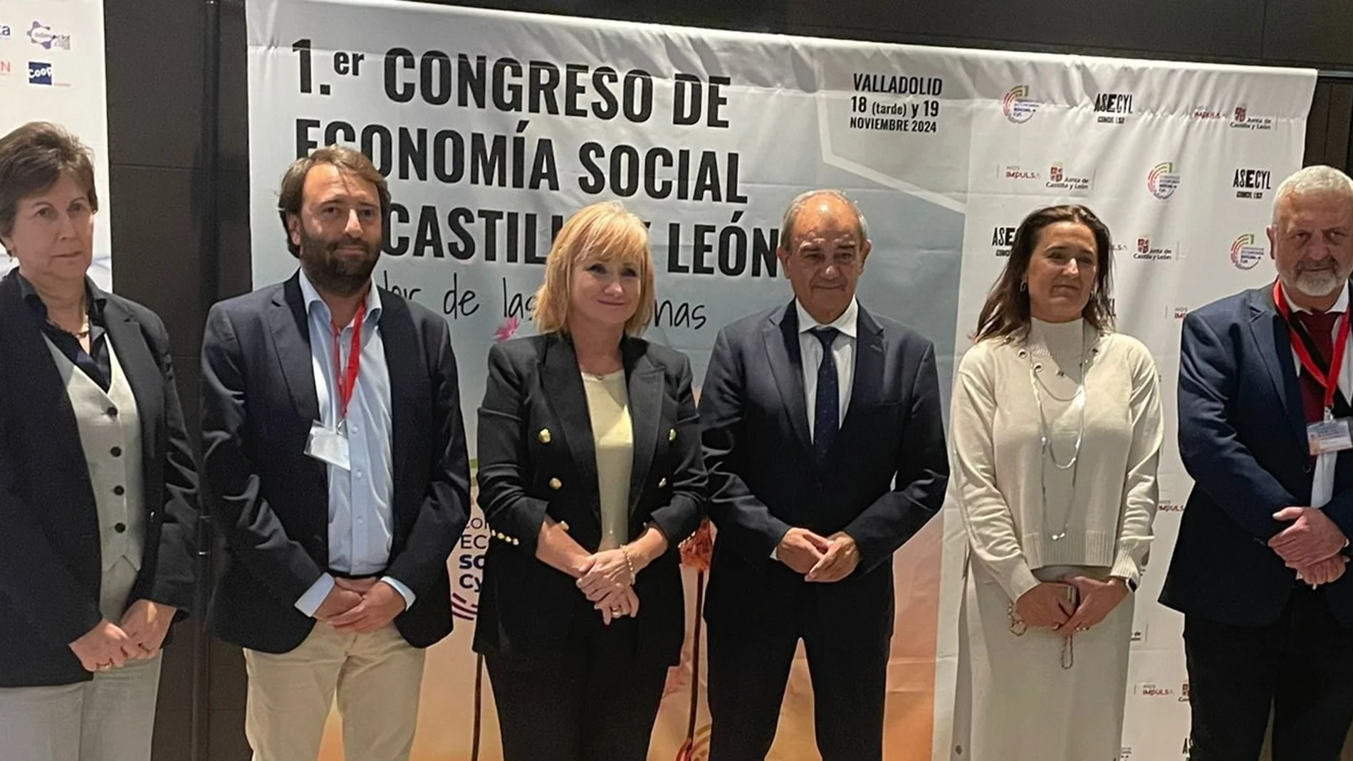 La consejera Leticia García inaugura el congreso junto a Juan Antonio Pedreño, Pablo Sánchez, Saturnina Moro, Emma Fernández y Miguel Santos