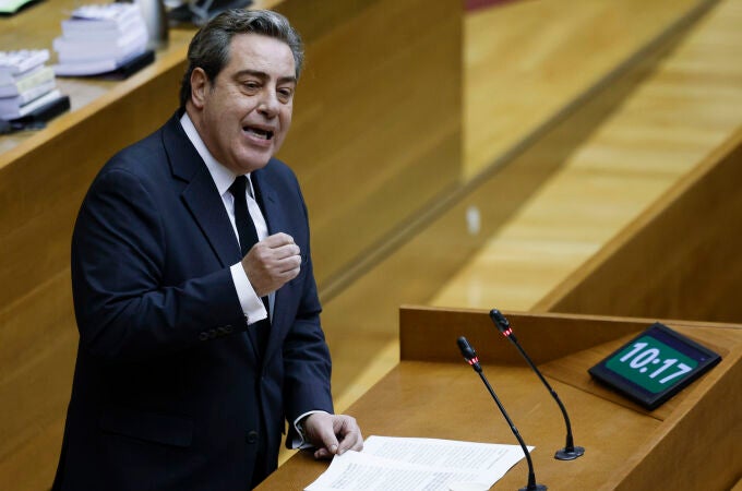 El diputado de Vox en Les Corts, José María Llanos El diputado de Vox en Les Corts, José María Llanos