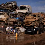 Vista de la localidad de Catarroja este lunes, zona cero de la dana que asoló Valencia hace veinte días.