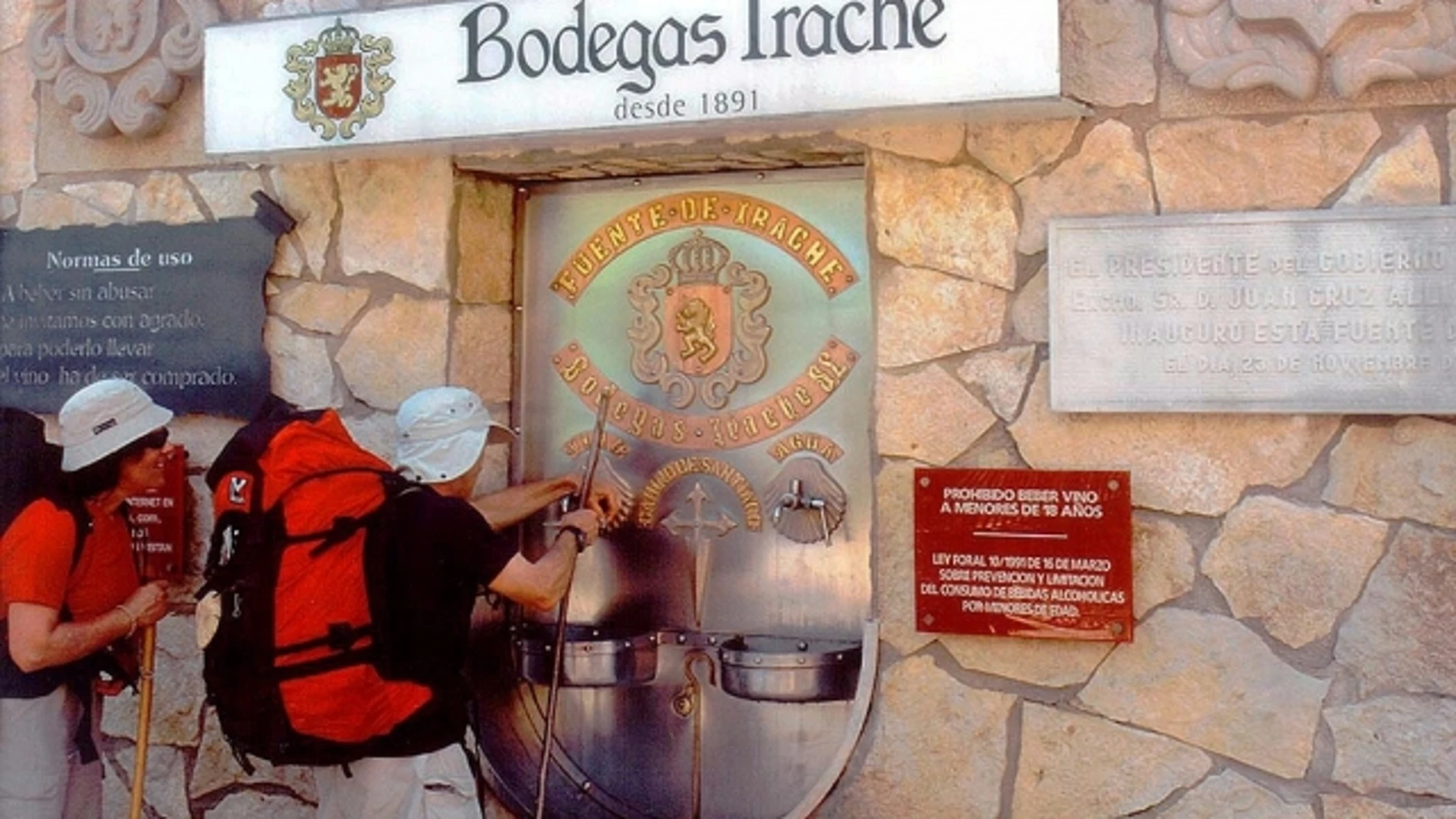 Fuente del Vino de Bodegas Irache