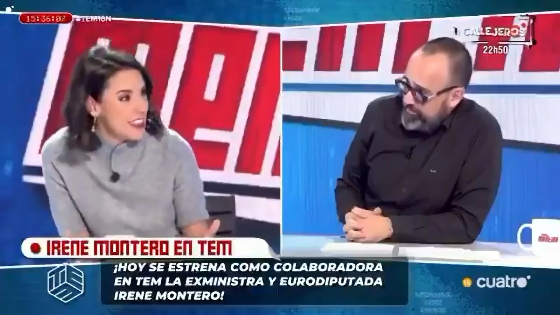 Irene Montero se estrena como colaboradora en el programa 'Todo es mentira'