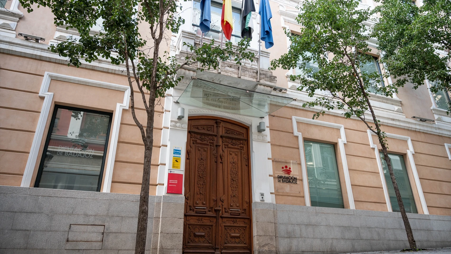 Fachada de la Diputación de Badajoz