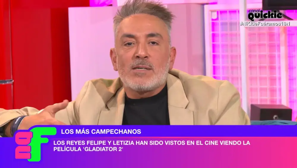 Kiko Hernández en "Ni que fuéramos shh" invita a Don Felipe VI y Doña Letizia a Melilla