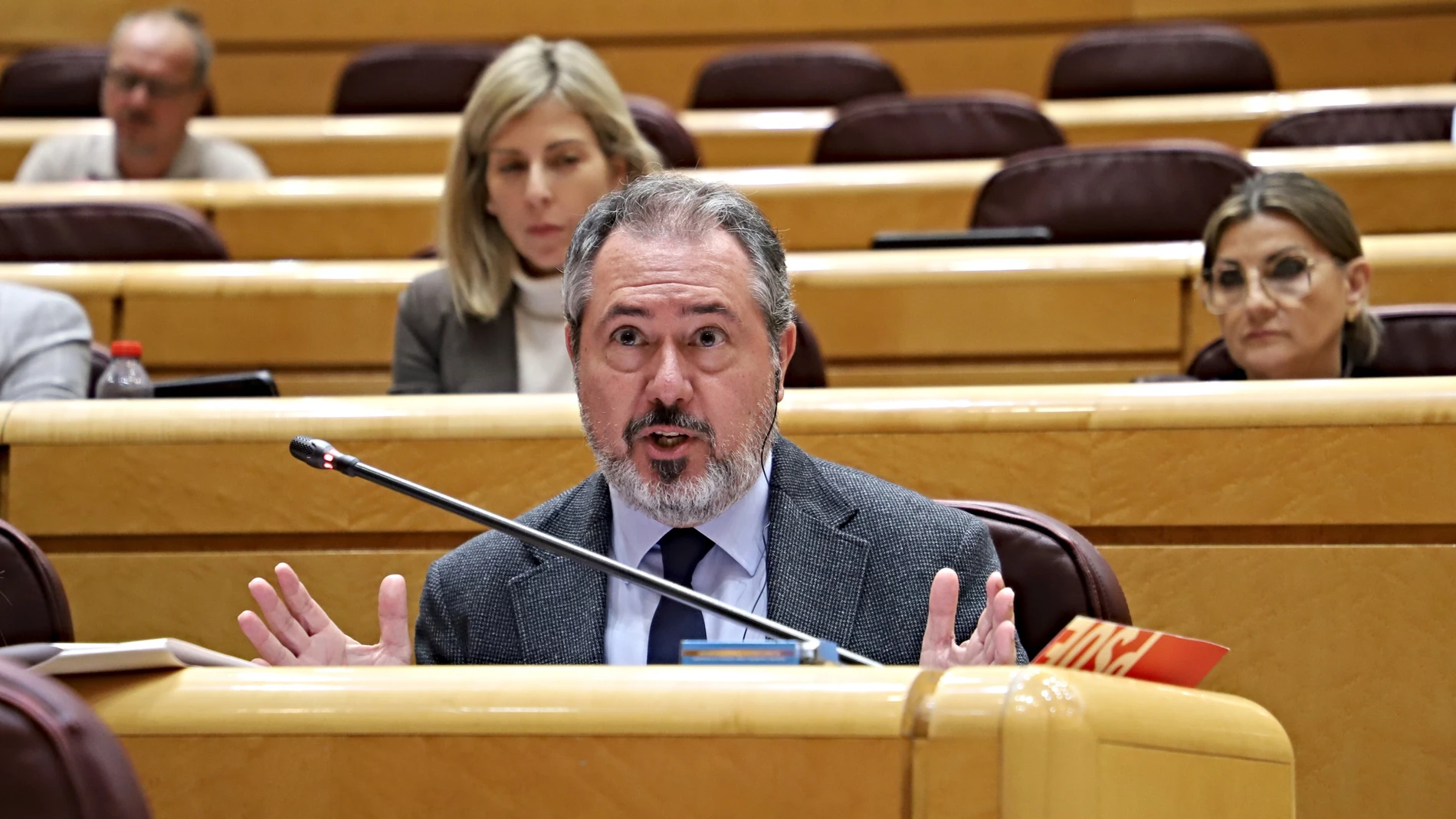 El portavoz del PSOE en el Senado, Juan Espadas.REMITIDA / HANDOUT por SENADO DE ESPAÑAFotografía remitida a medios de comunicación exclusivamente para ilustrar la noticia a la que hace referencia la imagen, y citando la procedencia de la imagen en la firma08/11/2024