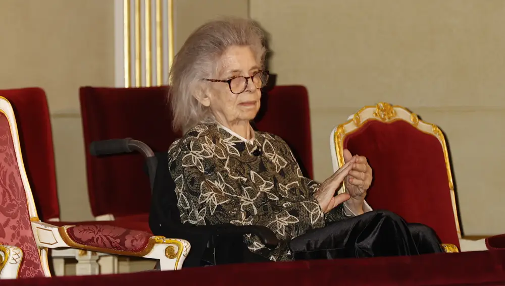 La princesa Irene de Grecia en el Premio BMW de Pintura en el Teatro Real de Madrid