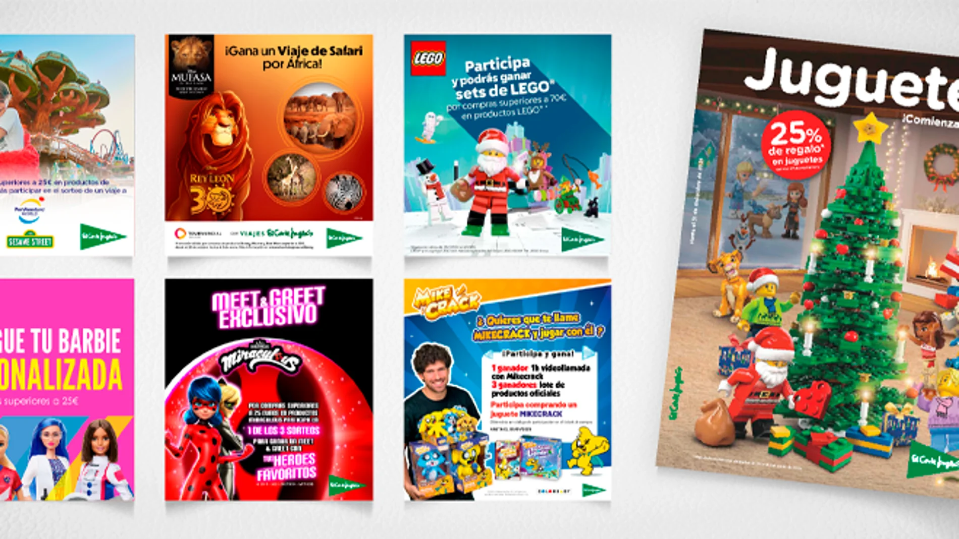 Sorteos y regalos en el catálogo de juguetes de El Corte Inglés