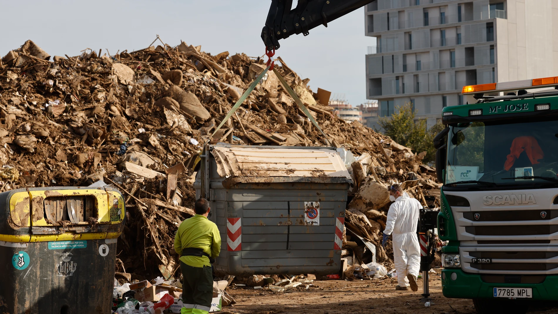 Depósito de residuos en La Torre