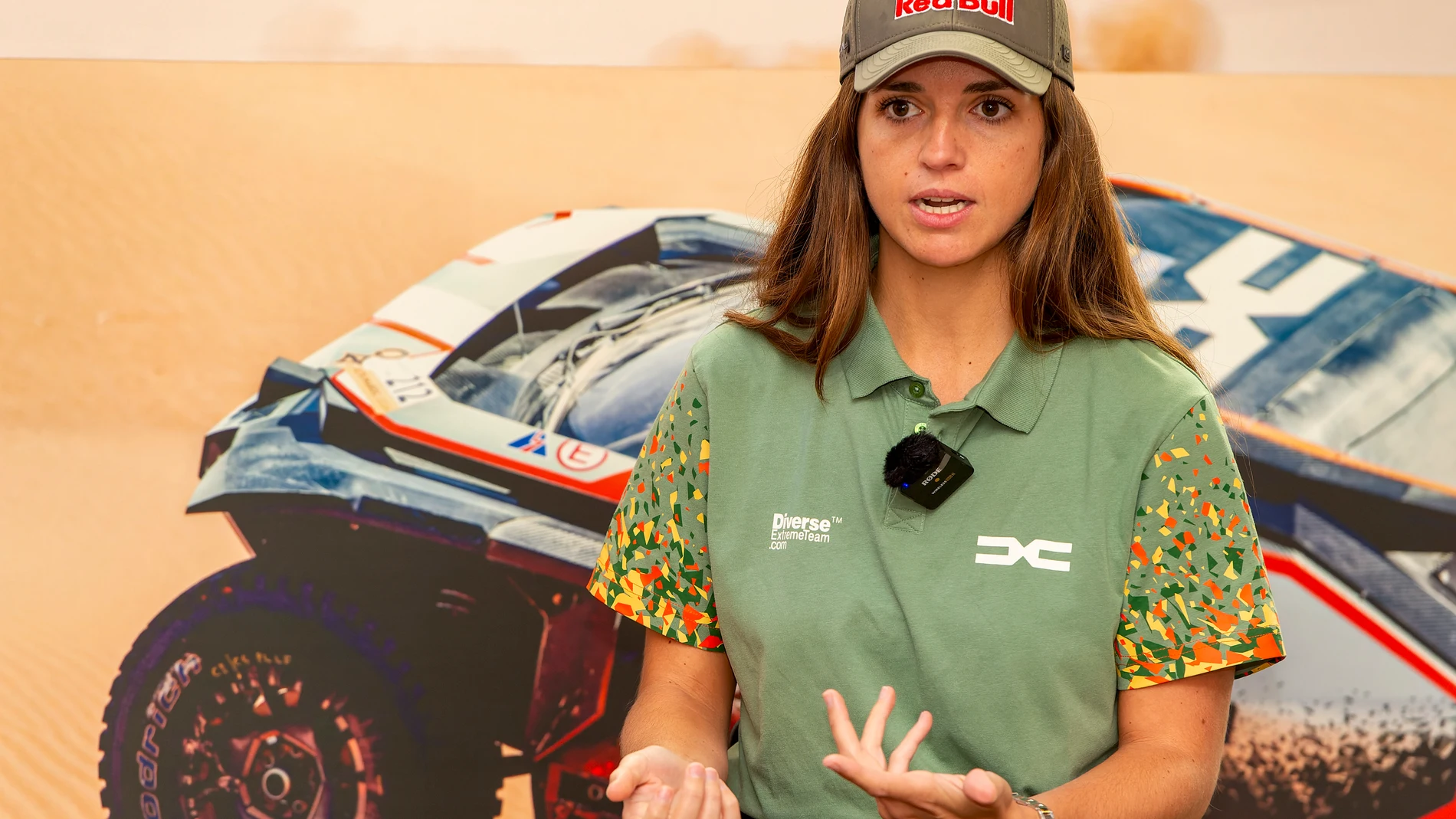 La piloto burgalesa Cristina Gutiérrez analiza su próximo reto en el Dakar