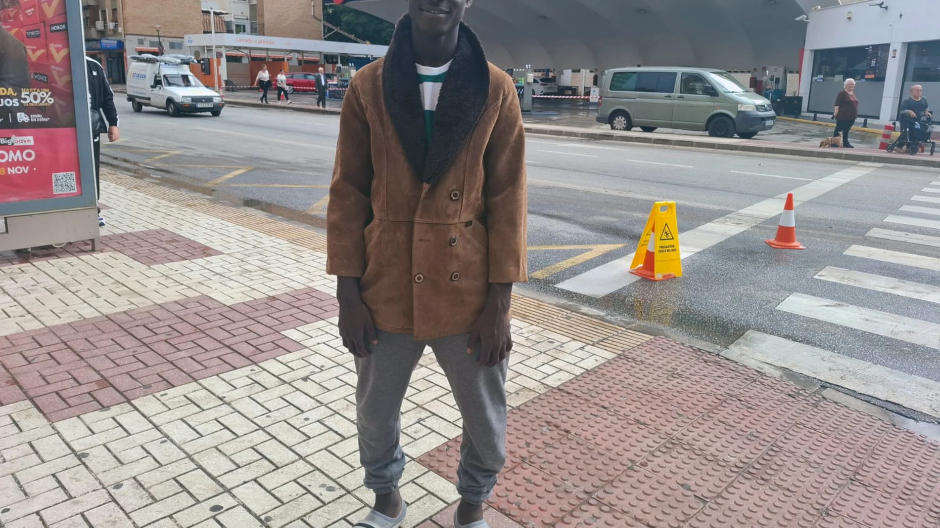 Mansour Konte llegó en patera a las Canarias desde Guinea