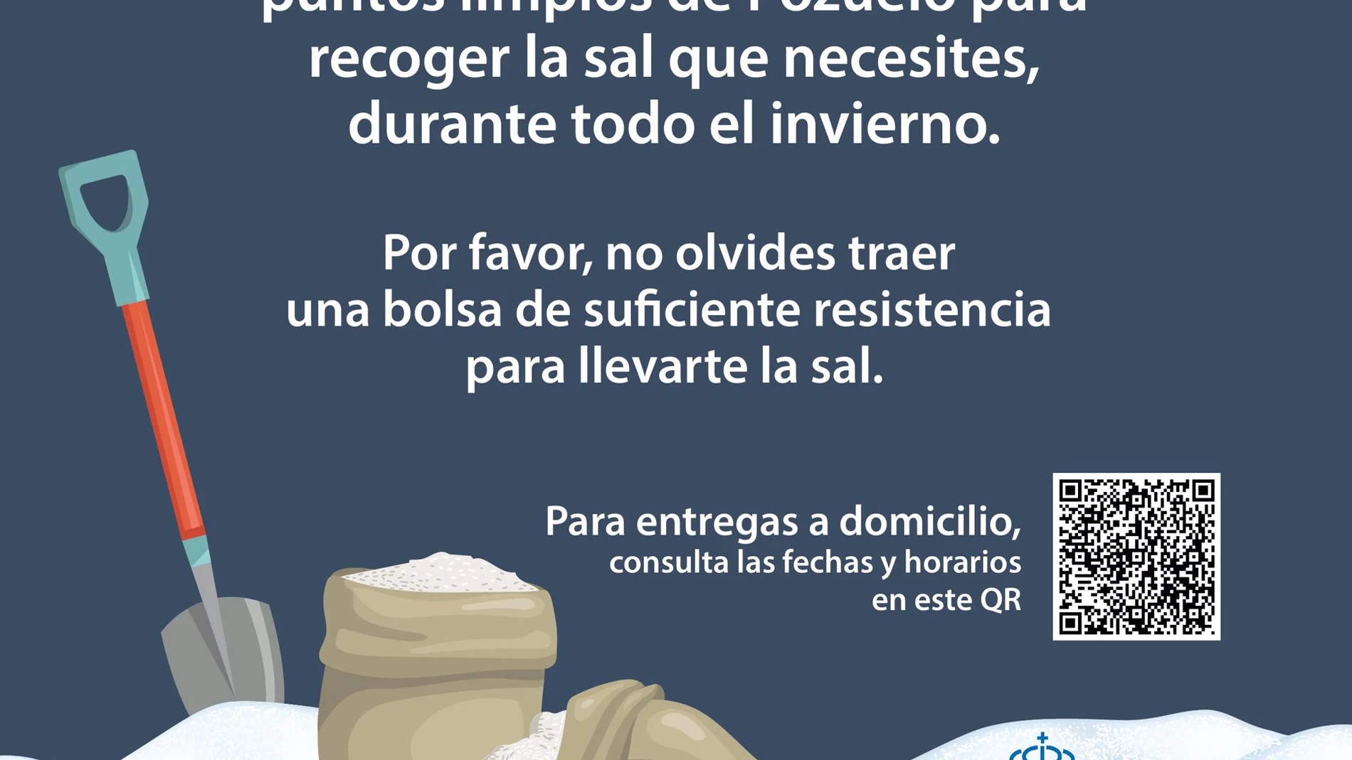 El Ayuntamiento empieza a repartir sal gratuitamente de forma preventiva en el plan de inclemencias invernales
