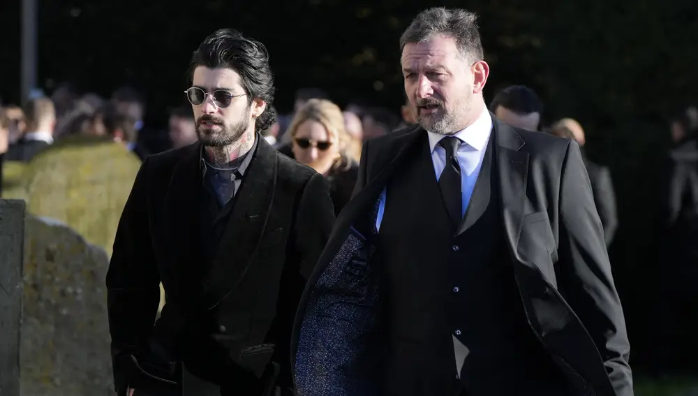Zayn Malik en el funeral de Liam Payne