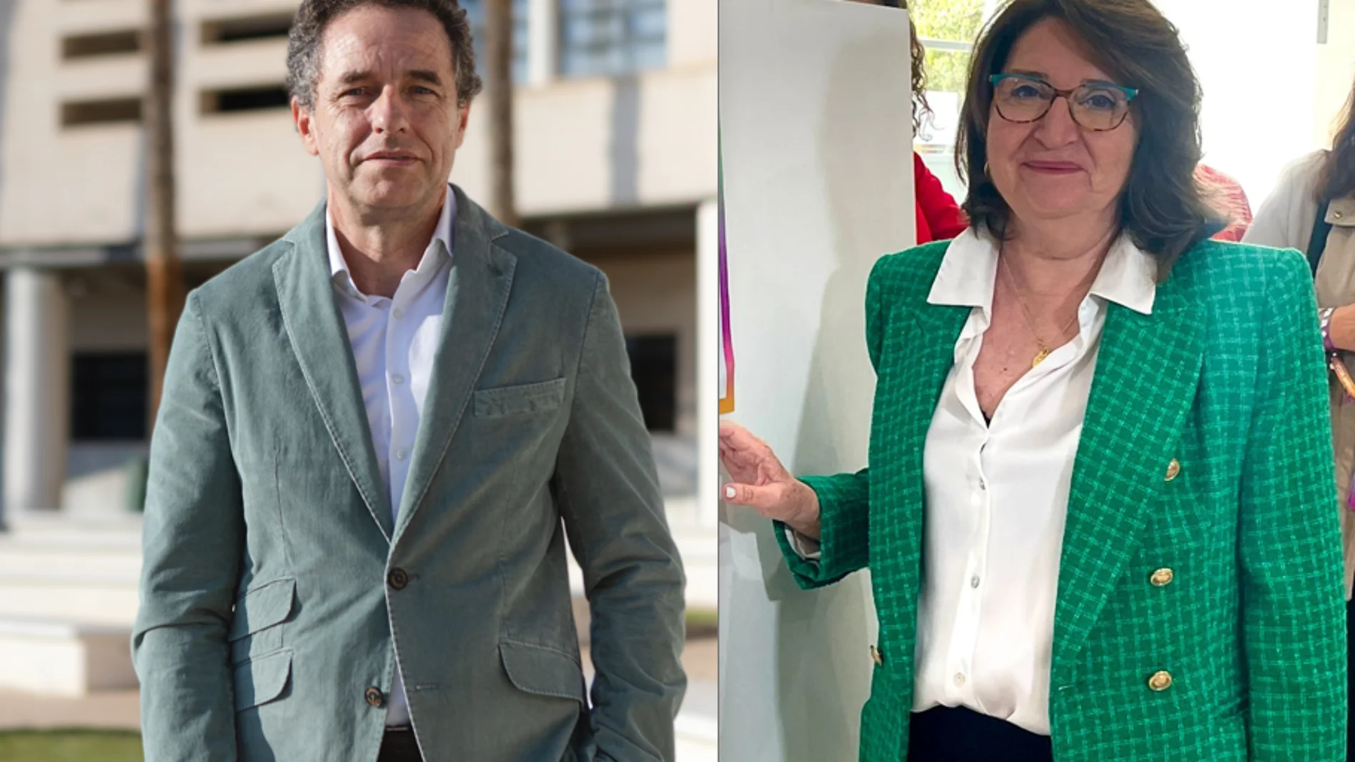 Enrique Herrero, catedrático de Química, y Amparo Navarro, catedrática de Derecho Financiero y Tributario compiten por el Rectorado de la Universidad de Alicante